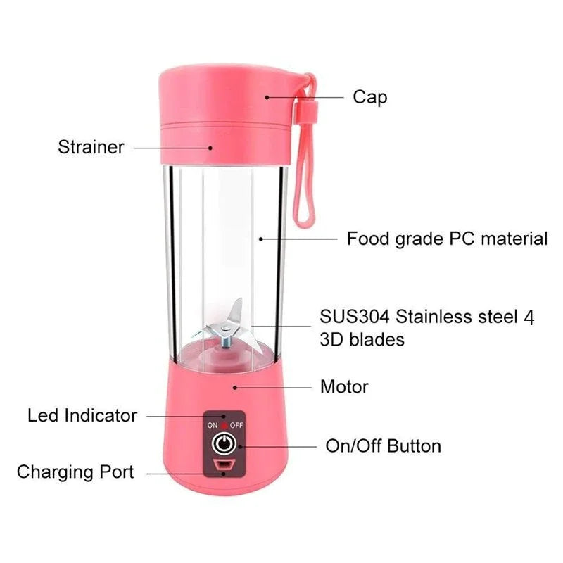 Mini Liquidificador Portátil